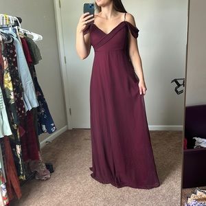 Burgundy Birdy Grey dress size S NWOT